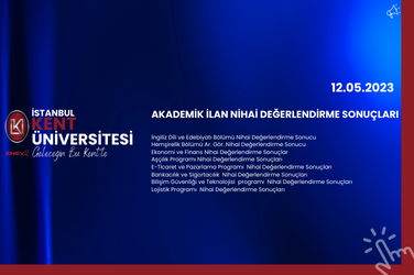 Akademik İlan Nihai Değerlendirme Sonuçları 