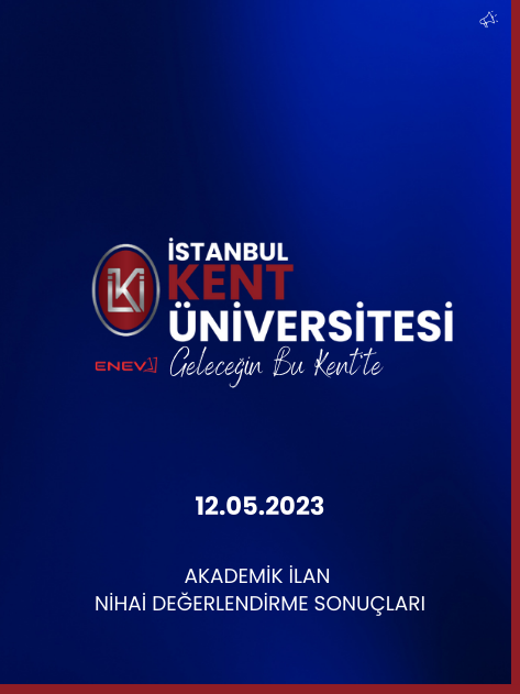 Akademik İlan Nihai Değerlendirme Sonuçları 