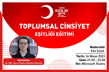  Toplumsal Cinsiyet Eşitliği Eğitimi