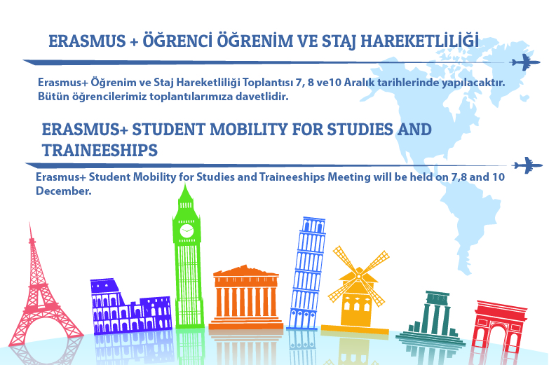 Erasmus+ Öğrenci Öğrenim ve Staj Hareketliliği Bilgilendirme Toplantısı