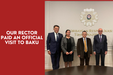 Our Rector paid an official visit to Baku