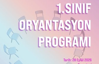 1. Sınıf Oryantasyon Programı
