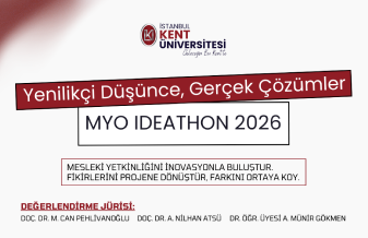 Yenilikçi Düşünce, Gerçek Çözümler MYO IDEATHON 2026