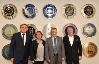 Prof. Dr. Necmettin Atsü’den Prof. Dr. Mehmet Emin Okur’a Nezaket Ziyareti