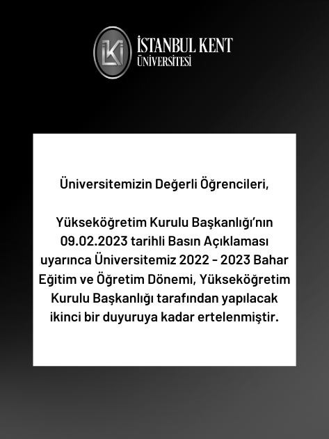 2022-2023 Akademik Yılı Duyuru