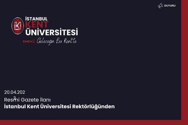 Resmi Gazete İlanı