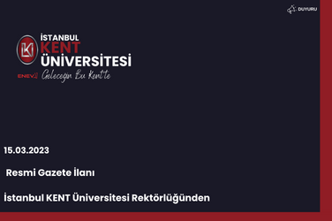 Resmi Gazete İlanı