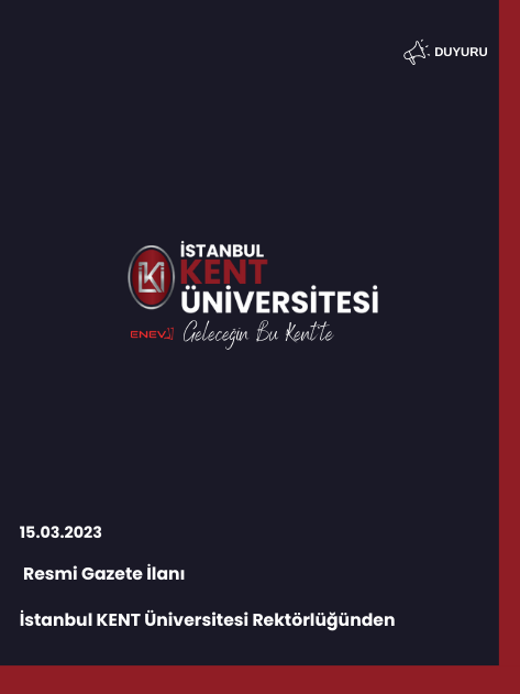 Resmi Gazete İlanı