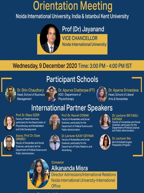 First Official International Academic Collaboration Webinar