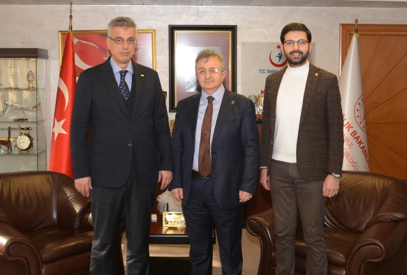 Rektörümüz Prof. Dr. Necmettin Atsü ve Rektör Danışmanımız Doç. Dr. Muhammet Emin Çam İstanbul İl Sağlık Müdürümüz Sayın Prof. Dr. Kemal Memişoğlu’nu ziyaret etti.