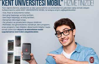 Kent Üniversitesi Mobil Hizmetinizde