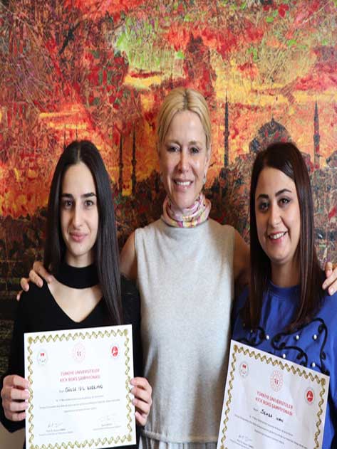 Our Rector has met with our medal winning student