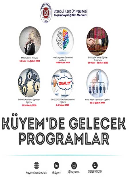 KÜYEM'de Gelecek Programlar